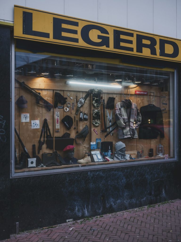 store with army supply